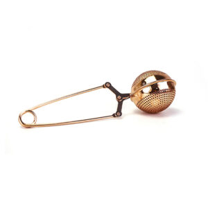 Stainless-Steel-Snap-Tea-Infuser-Rose-Golden